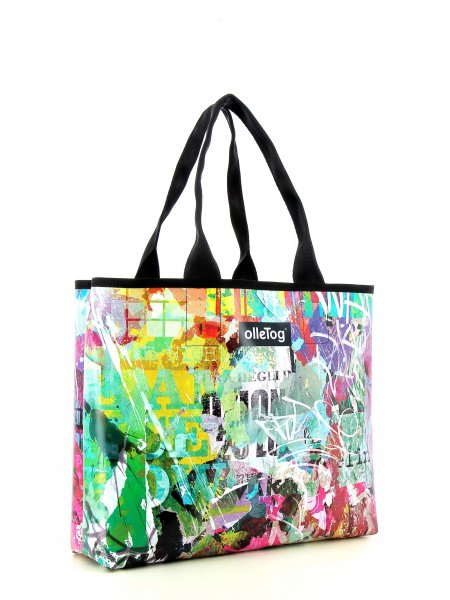 Shopping bag Taufers Taufers - Meister Graffiti, Poster, Distort, Abstract, Textures, Colourful
