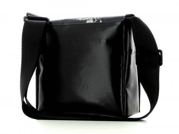 Messenger bag Glurns Braun Vintage, text, black, gray