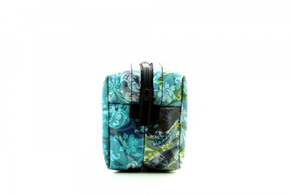 Cosmetic bag Burgstall Spiss turquoise, pattern, flowers