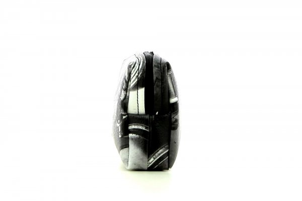 Cosmetic bag Steinegg Veneto black, white, pocket watch, vintage, retro