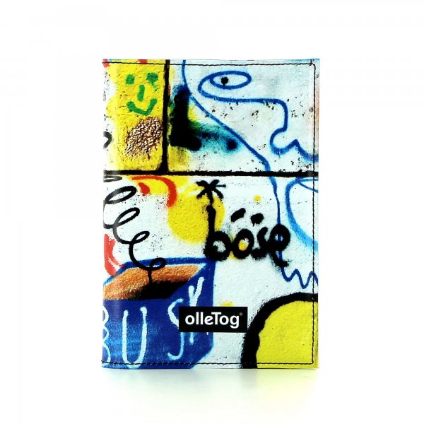 Notebook Laas - A6 Petersberg Smile, white, blue, black, red, funny, wall, cartoon