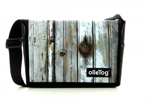 SALE messenger bag Eppan - Vormad Stripes, white, wooden wall, wooden mouldings