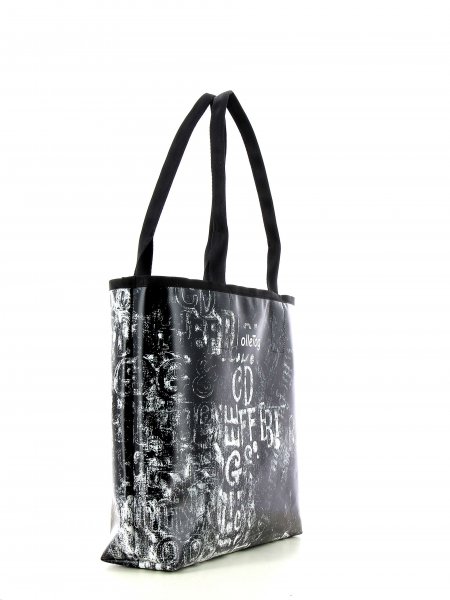 Shopping bag Kurzras Köbl black, white, letters