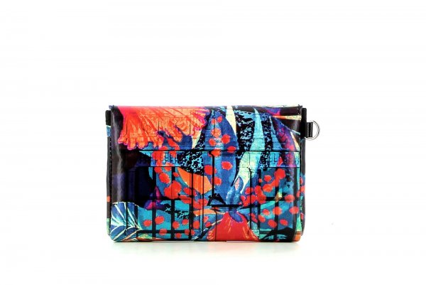 Wallet Kuens Neudorf Abstract, red, black, blue, turquoise
