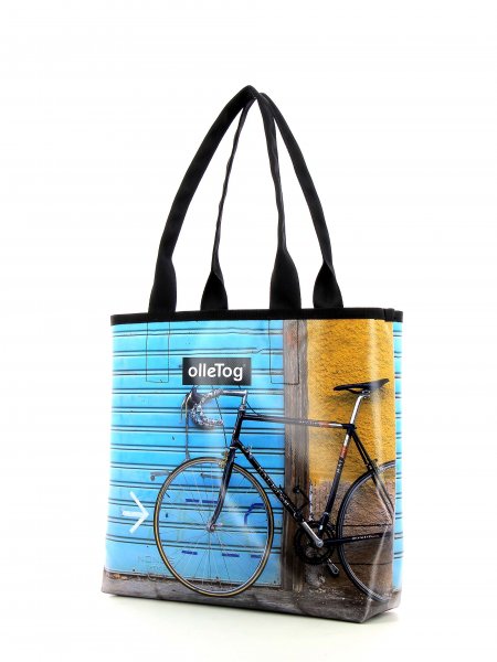 Shopper Kurzras Bari Fahrrad, Rennrad, retro, Vinage, blau, gelb, schwarz