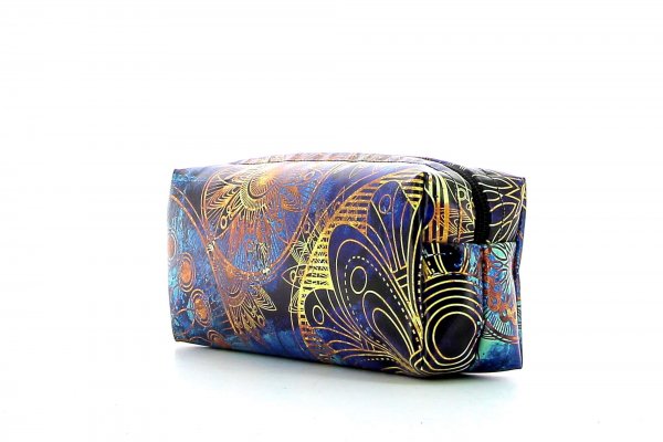 Pencil case Rabland San Marco flowers, blue, gold, yellow