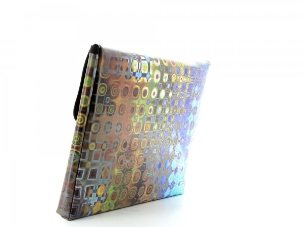 Laptop case Pfatten - 15" Futter geometric, colorful, abstract, brown, blue, gold, gray, yellow
