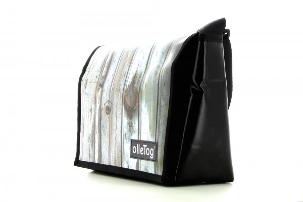 SALE messenger bag Eppan - Vormad Stripes, white, wooden wall, wooden mouldings