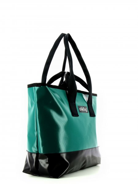 Shopping bag Lana emerald