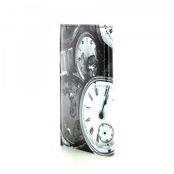 Notebook Laas - A6 Veneto black, white, pocket watch, vintage, retro