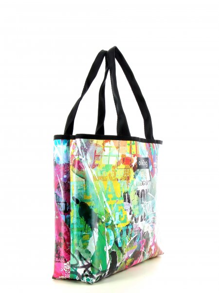 Shopping bag Einkaufstaschen Taufers - Meister Graffiti, Poster, Distort, Abstract, Textures, Colourful