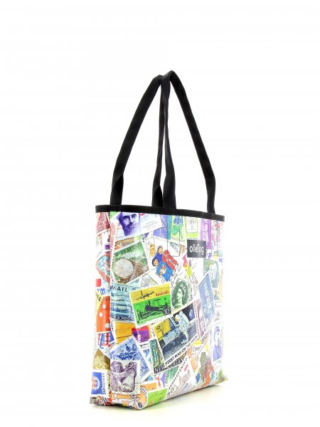 Shopping bag Kurzras Tschir Stamp, coloured