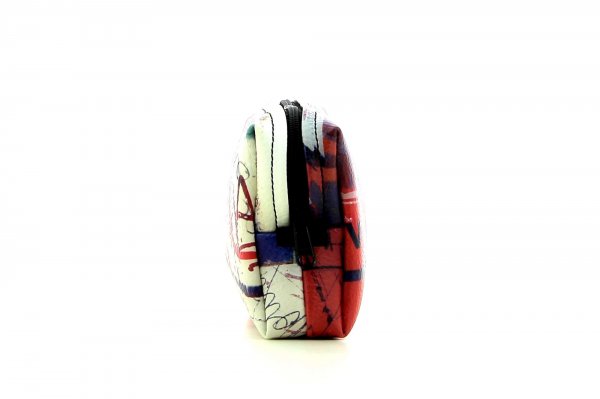Cosmetic bag Steinegg Schorn graffiti, writings, abstract, red, white, blue