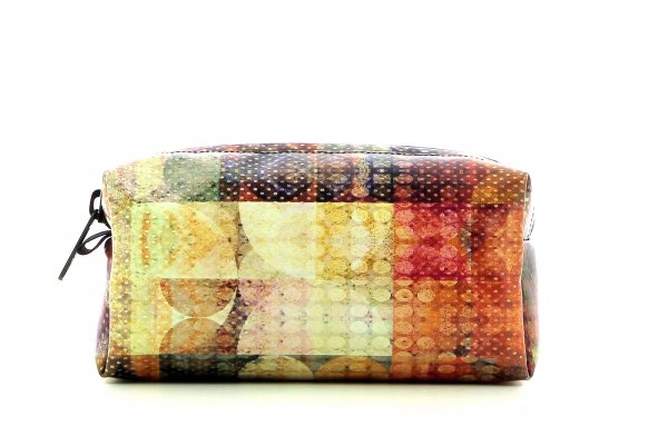 Cosmetic bag Burgstall Riegel Red, Check, Pattern, Squares, circle