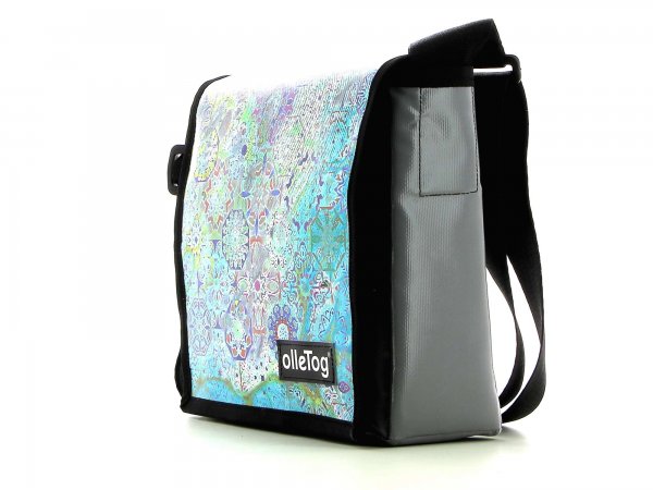 Bags Messenger bag Grant Turquoise, pattern, balu, violet, yellow, colourful