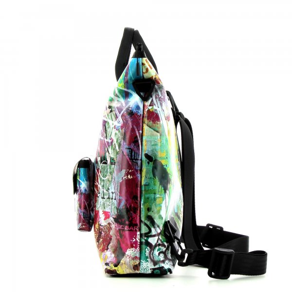 Backpack bag Pfalzen Meister Graffiti, Poster, Distort, Abstract, Textures, Colourful