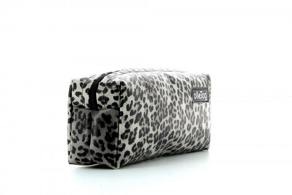 Pencil case Rabland Treib leopard, brown, black, gray