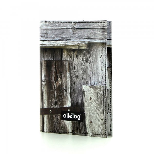 Notebook Laas - A6 Zerzer Door, wooden door, grey
