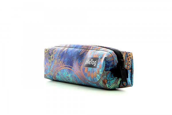 Pencil case Marling San Marco flowers, blue, gold, yellow