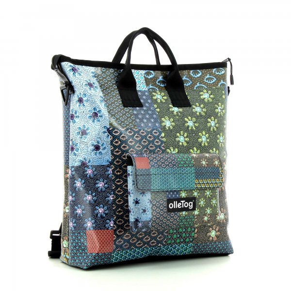 Backpack bag Pfalzen Vernuer Patchwork, flowers, pattern, colourful, texture