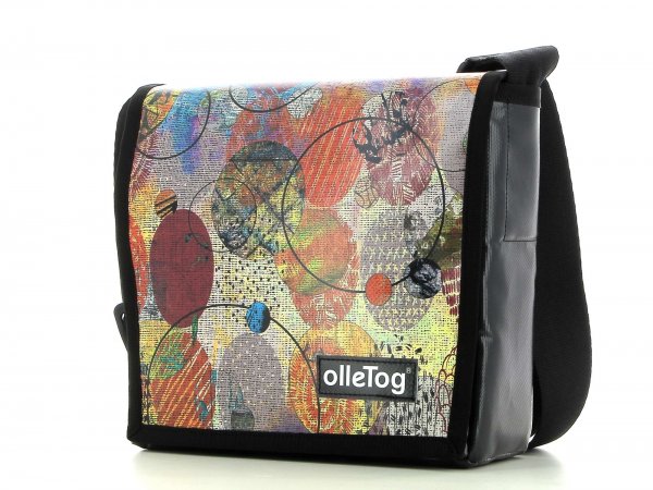 Bags Messenger bag Tinne dots, abstract, blue, red, motif,