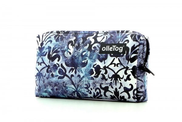 Cosmetic bag Steinegg Maiergasse racing cycle, retro, vintage, turquoise, white, black