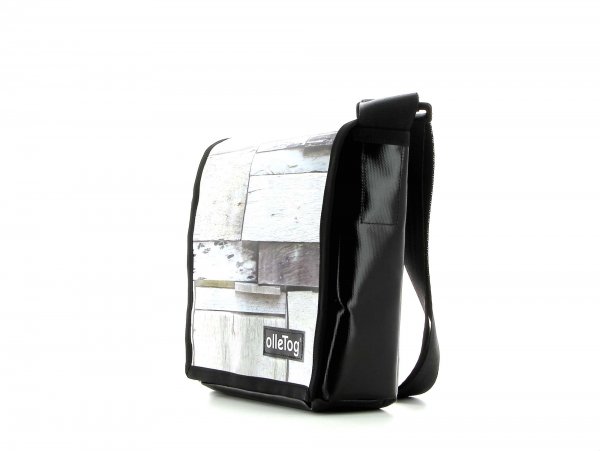 Messenger bag Glurns Plafat Geometric, white, grey, stripe, square, wall