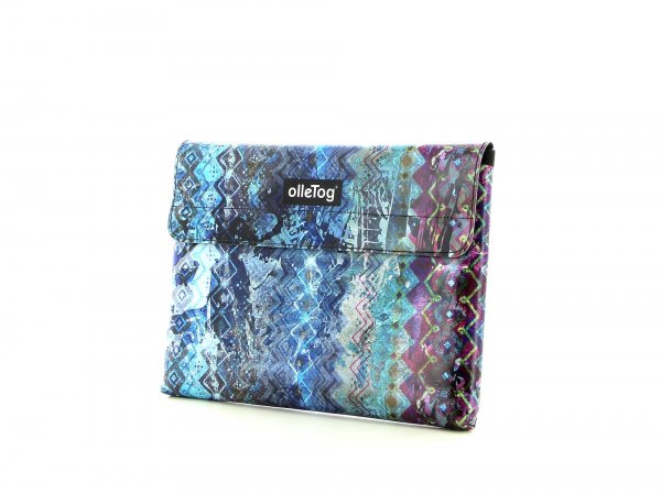 Tablet case Eggen 11'' Hasl Abstract, Blue, Lilla, Turquoise, Lines, Vintage