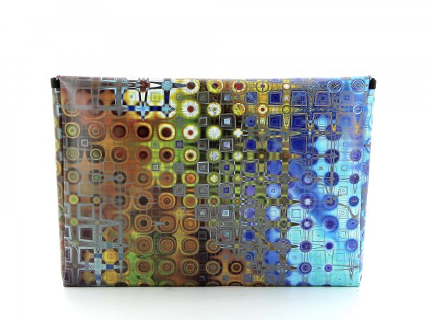 Laptoptasche Pfatten - 15" Futter Geometrisch, bunt, abstrakt, blau, gold, grau, gelb