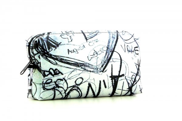 Kosmetiktasche Steinegg Wird schwarz, weiß, zweifarbig, graffiti