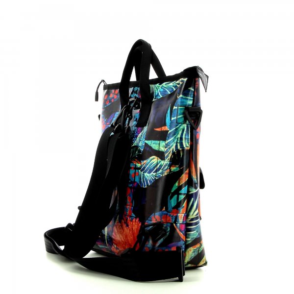 Backpack bag Prags Neudorf Abstract, red, black, blue, turquoise