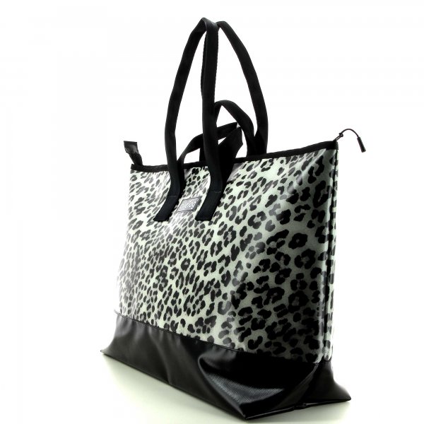 Reisetasche Georgen Treib Leopardenmuster, braun, schwarz, grau
