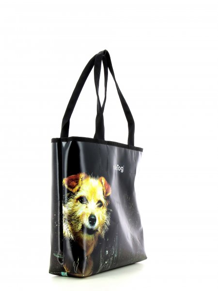 Shopping bag Kurzras Meucci black, Dog