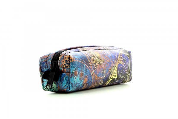 Pencil case Marling San Marco flowers, blue, gold, yellow